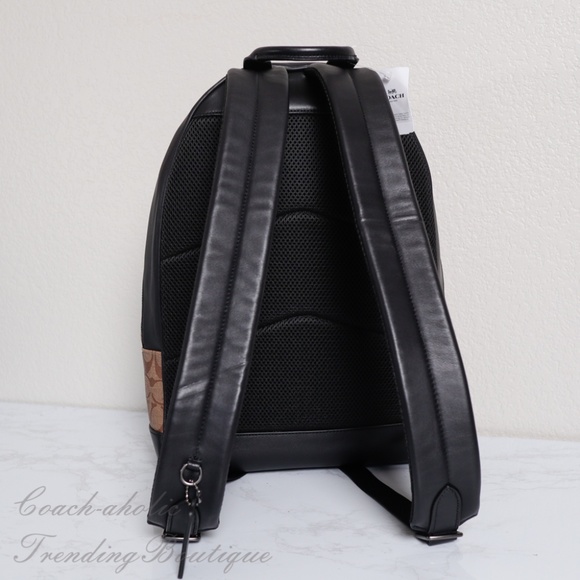 Coach West Slim Backpack COACH MEN MIDNIGHT LEATHER WEST SLIM BACKPACK